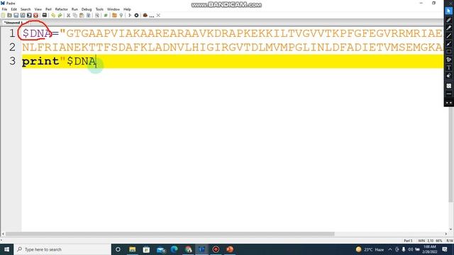 Manupulation of protein sequence by perl(Eposide 3) смотреть онлайн