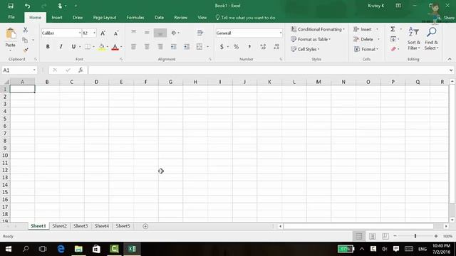 การใช้งาน Excel 2016 เบื้องต้น และตั้งค่าพื้นฐาน Excel#1 смотреть онлайн