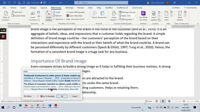 Mendeley Desktop: Narrative citation смотреть онлайн
