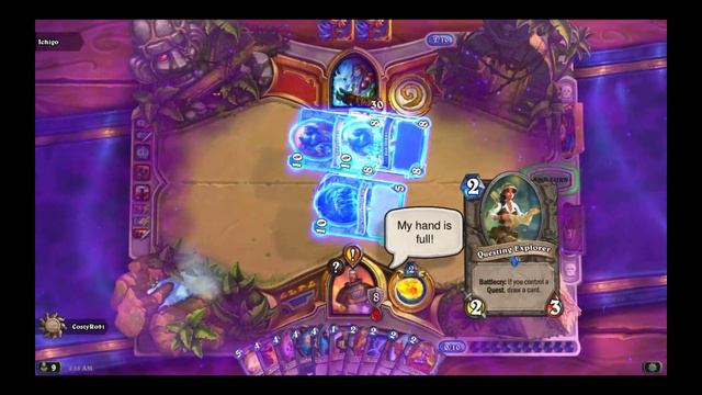 Hearthstone 118 Casual Wild Qest Random Mage vs Even Shaman смотреть онлайн