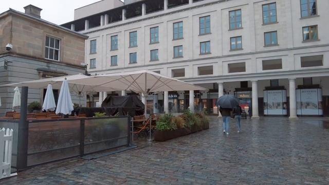 London Summer Showers ☔️ West End Rain Walk | 4K | June 2021