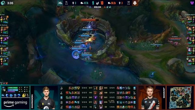 XL vs G2 - Highlights | Week 1 Day 1 S12 LEC Spring 2022 | Excel vs G2 Esports смотреть онлайн