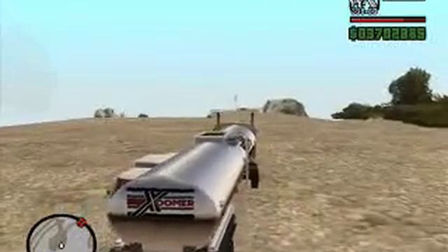 GTASA Chilliad Tanker Truck Jump смотреть онлайн