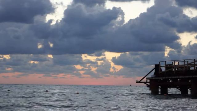 Закат солнца. Лазаревское взморье. смотреть онлайн