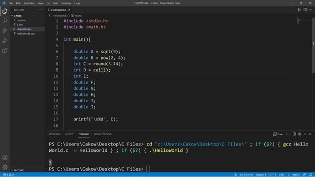 C math functions ? смотреть онлайн