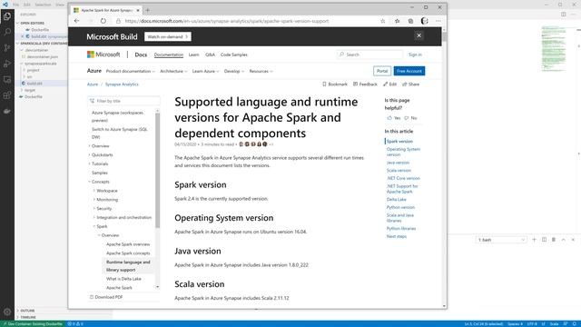 Hands On - Custom Scala Spark Jobs in Azure Synapse Analytics - June 2020 смотреть онлайн