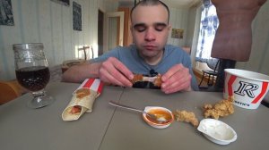 МУКБАНГ KFC / Rostic's  / Твистер Де Люкс/ ШЕФ БУРГЕР / БАСКЕТ / Mukbang EATING / ASMR / АСМР#938