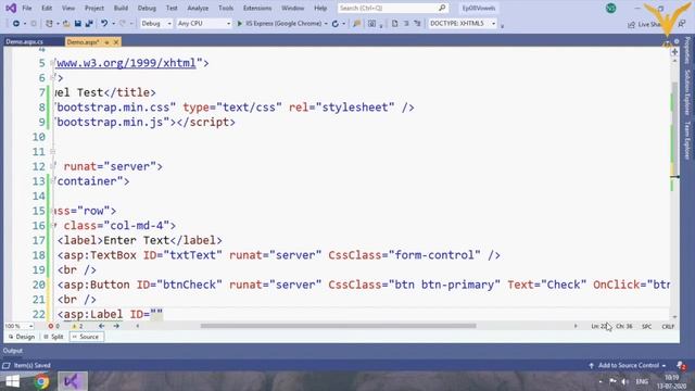 Vowel Counter | Asp.Net With C# | Advanced Web Programming | Lecture 7 смотреть онлайн
