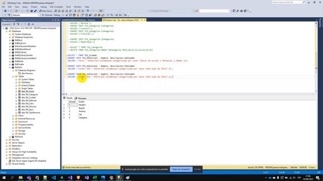 SQL Clase 2, Select and Insert смотреть онлайн