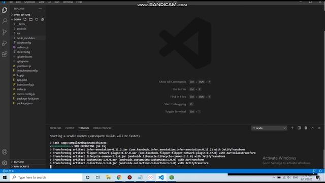 React Native set Environment Setup with Genymotion + First init Project смотреть онлайн
