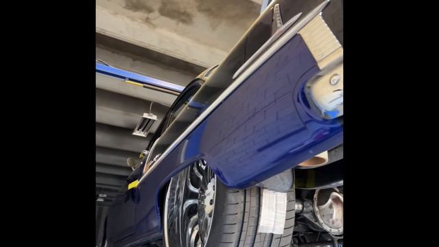 1955 chevy belAir, 4 link, coil over, mini tubed смотреть онлайн