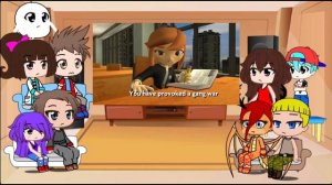 Fandoms react to SMG4 Mario Nintendo memes 2 by @SMG4 | gacha club (au warning)