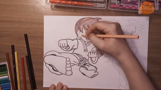 как нарисовать КАРАТИСТОВ карандашами поэтапно смотреть онлайн