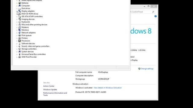 Windows 8 - Find Advanced System Settings Area смотреть онлайн