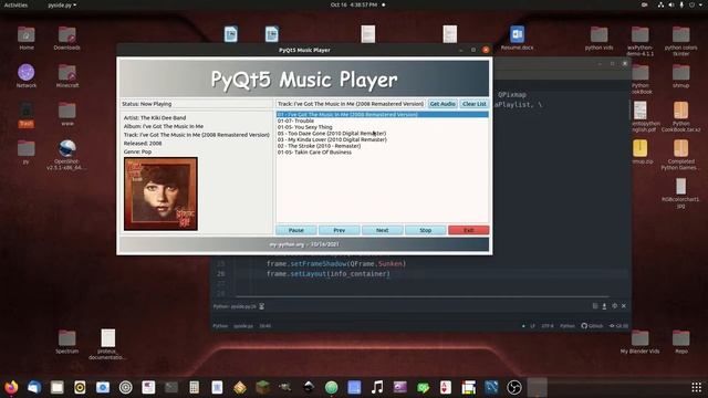 Python and PyQt5 Music Player смотреть онлайн