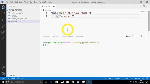 How to Reverse a String in Python Program смотреть онлайн