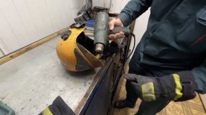 Роспись огня на каске у меня...