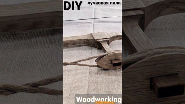 DIY Making Bowsaw //Лучковая пила своими руками #shorts смотреть онлайн