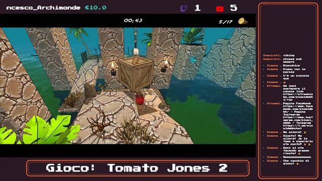 Gameplay ITA "Tomato Jones 2" (LIVE! parte 2) смотреть онлайн