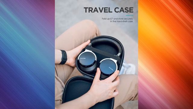 Bluetooth наушники Mixcder E7 с активным шумоподавлением ANC смотреть онлайн