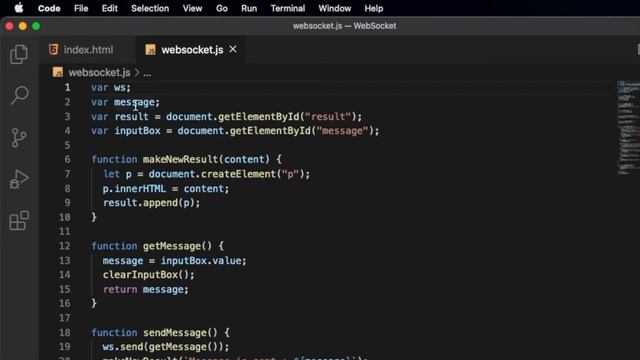 WebSocket смотреть онлайн