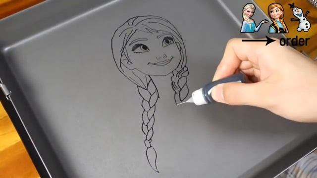 Замороженные 2 Блина Искусство-Эльза, Анна, Олаф смотреть онлайн