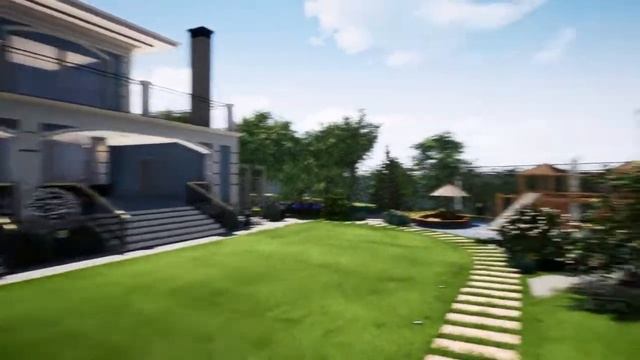 визуализация ландшафтный дизайн