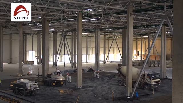 Технология Атрия: бесшовные промышленные полы смотреть онлайн