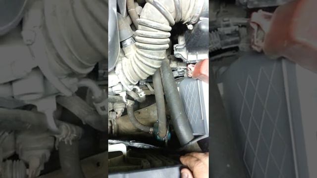 Toyota Corolla E120 установка предпускового подогревателя 