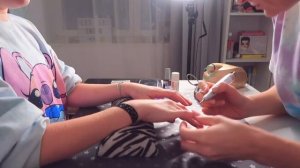 ➡️ Мама РАЗРЕШИЛА Нарастить НОГТИ  в 12 лет ?/ НОВОГОДНИЙ МАНИКЮР