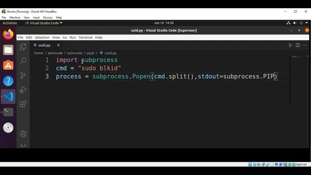 How to print the UUID and TYPE of partitions in Python смотреть онлайн