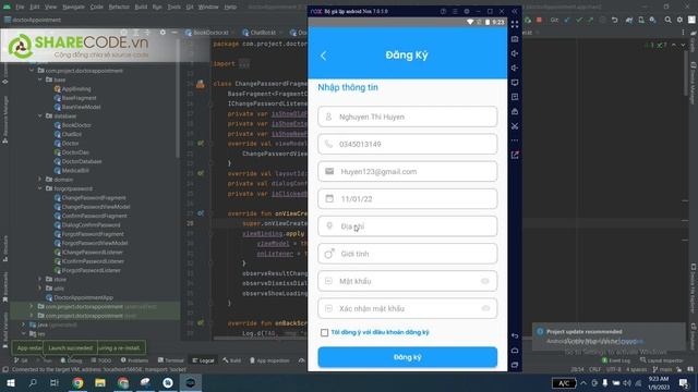 Mã code 34347. Source code android kotlin đặt lịch khám bệnh| Sharecode.vn смотреть онлайн