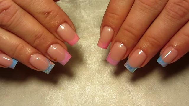 Разноцветные ногти, весеннее настроение, битое стекло смотреть онлайн