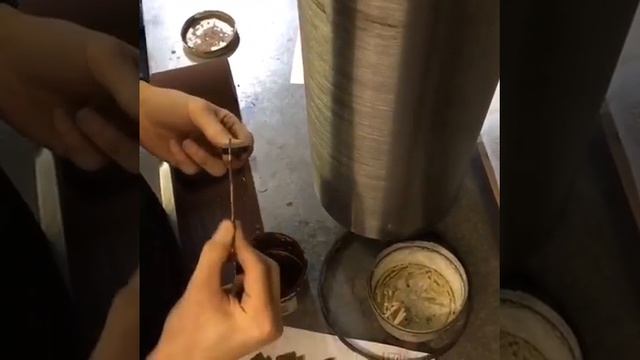 Восстановление алмазной коронки - напайка алмазных сегментов, все этапы! смотреть онлайн