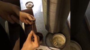 Восстановление алмазной коронки - напайка алмазных сегментов, все этапы!