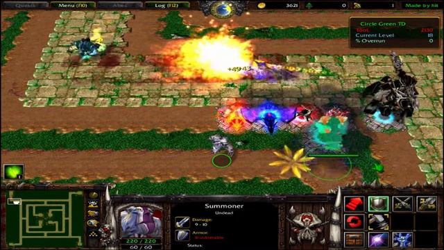 [TooL] - Warcraft III - Green Circle TD V 9.5 - One Player смотреть онлайн