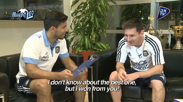 Sergio Aguero's in-depth interview with Leo Messi смотреть онлайн