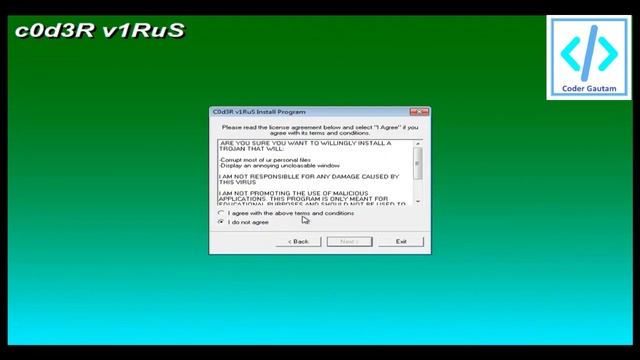 The Coder Virus | A Virus made in Python смотреть онлайн