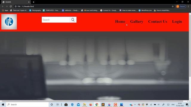 Website Header Design Using Html-Css | Basic Header | Html-Css | ITFacts. смотреть онлайн