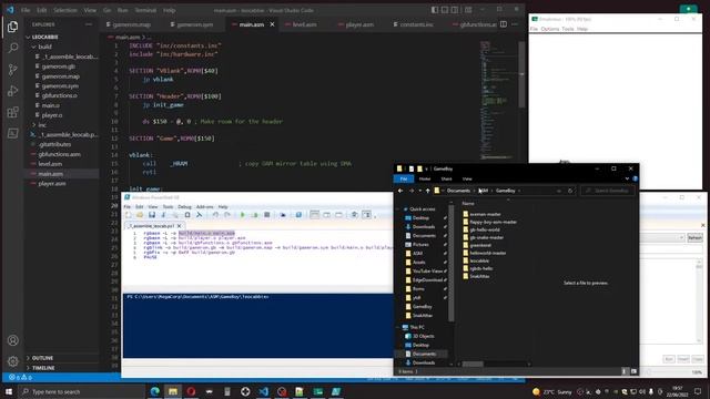 Setting up GameBoy Development Environment (Simple) (VSCode, Windows, RGBASM, Emulicious (GB/GBC) смотреть онлайн