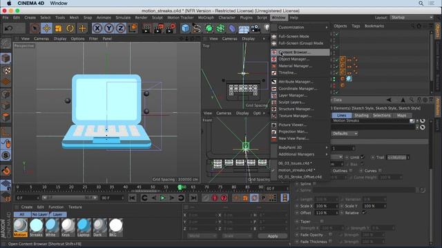 Cinema 4D Tutorial - Creating Motion Trails in Cinema 4D Using Sketch & Toon смотреть онлайн