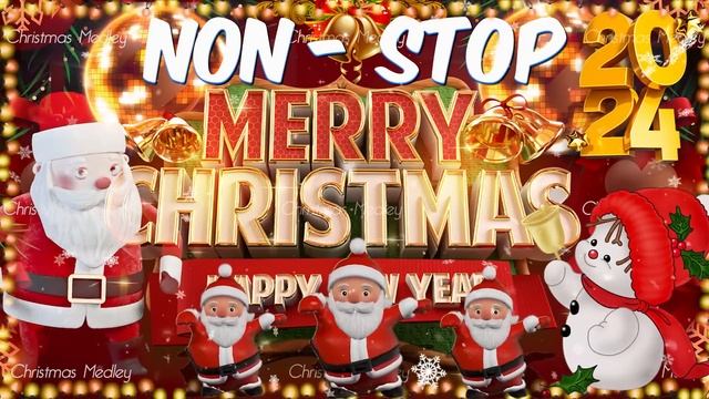 Nonstop Christmas Songs 2024 - Mary's Boy Child, Oh My Lord, Christmas Day, Jingle Bells