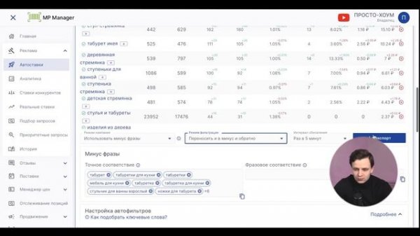 Лучший сервис по автоматизации рекламы на Wildberries. Пошаговая настройка автобиддер MP MANAGER