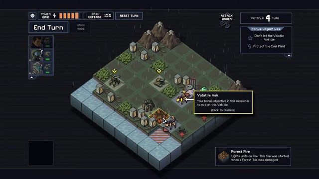 [Первый взгляд] Смотрим пошаговые бои в интересном мире "Into The Breach" (#01) смотреть онлайн