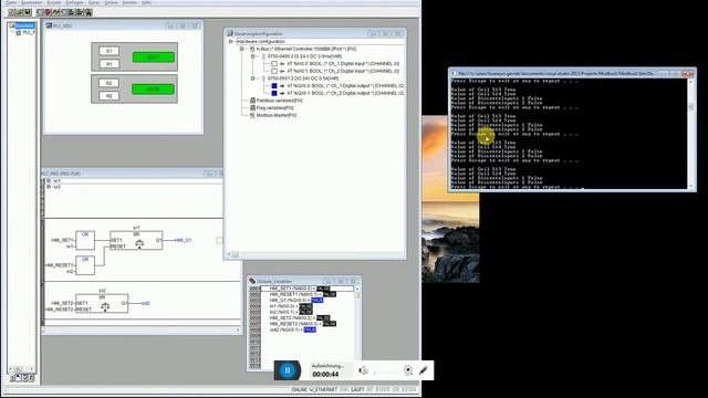 Modbus Wago 750-880 c# with easymodbustcp смотреть онлайн