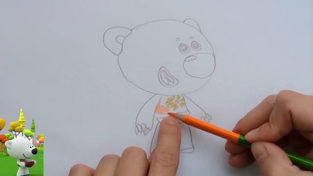 Мимимишки. Тучка. Рисуем тучку из мультика мимимишки. Bebebears.