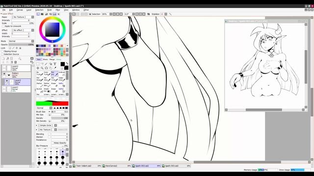 007_Demon girl digital drawing: OC Igashi смотреть онлайн
