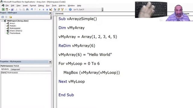 18 VBA Advanced (Array) смотреть онлайн