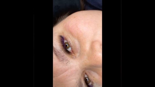Наращивание ресниц с добавлением цветных Студия перманентного макияжа Ольга смотреть онлайн