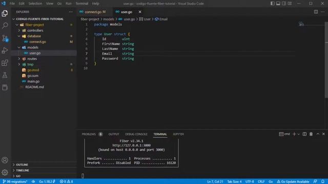 Aula 07 - Golang - Fiber - Migrations смотреть онлайн